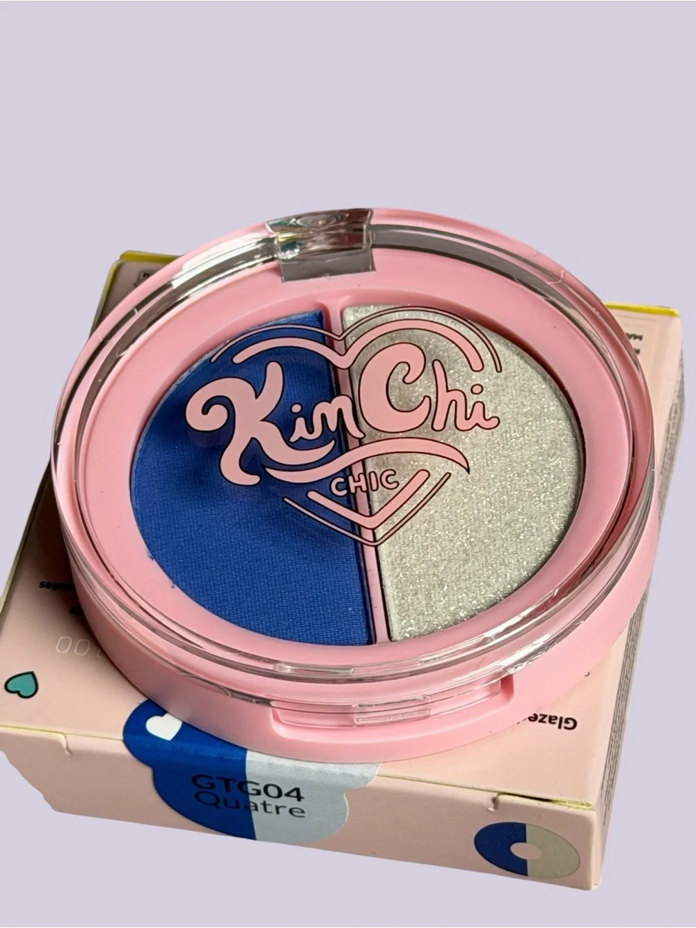Kim Chi Chic Glazed 2Go In Quatre Eyeshadow Duo BNIB